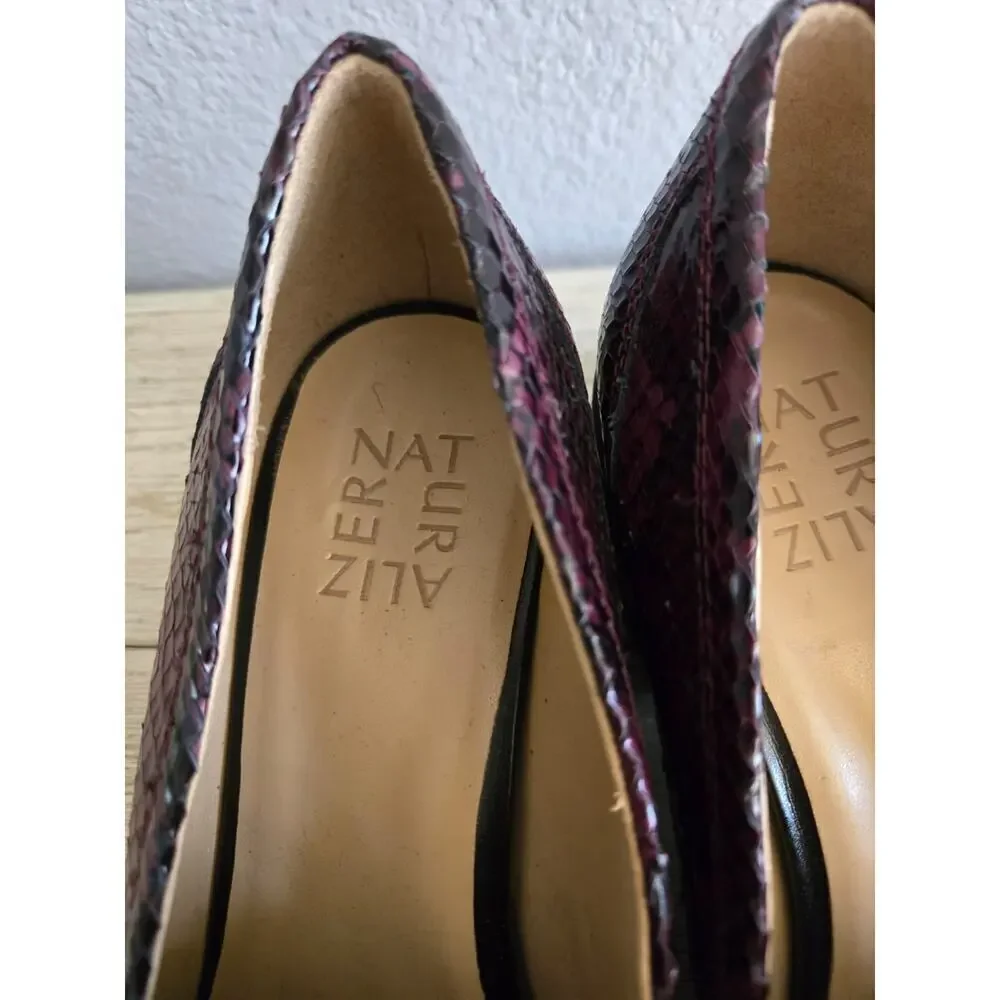 Naturalizer Women's Perla Snake Loafers Size 9 Multicolor Casual Flats
